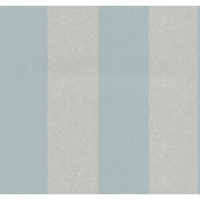 CASUAL CHIC STRIPE PALE TEAL / WHITE