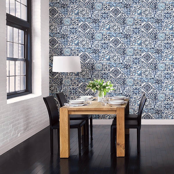   MARRAKESH TILES BLUE MOSAIC  