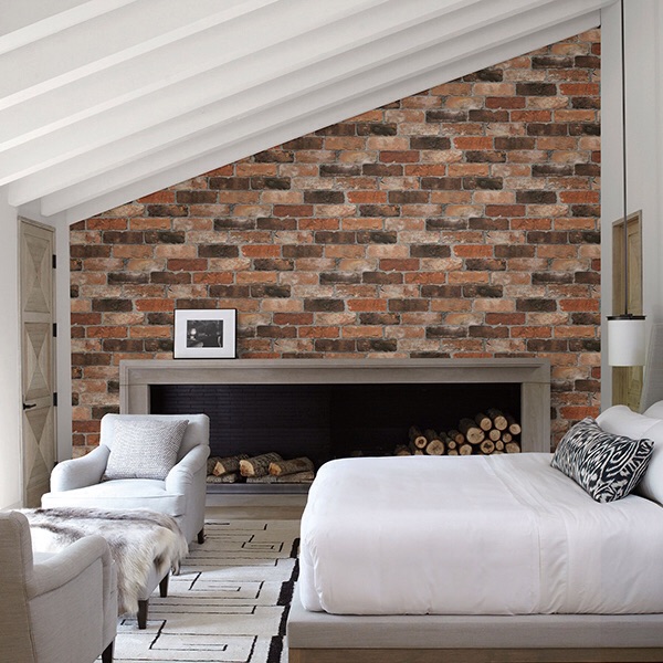 RECLAIMED BRICKS ORANGE RUSTIC