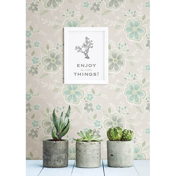 CHLOE AQUAMARINE FLORAL