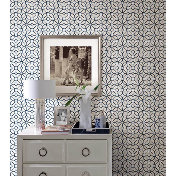 GIGI NAVY GEOMETRIC