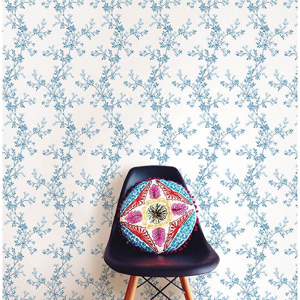 CLAIRE BLUE FLORAL TRAIL