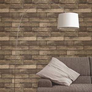 WOODEN PLANK WALLPAPER-GOLD