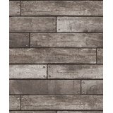 WOODEN PLANK WALLPAPER-SILVER