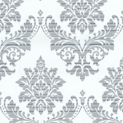 PS GLAMOUR WHITE/SILVER DAMASK 
