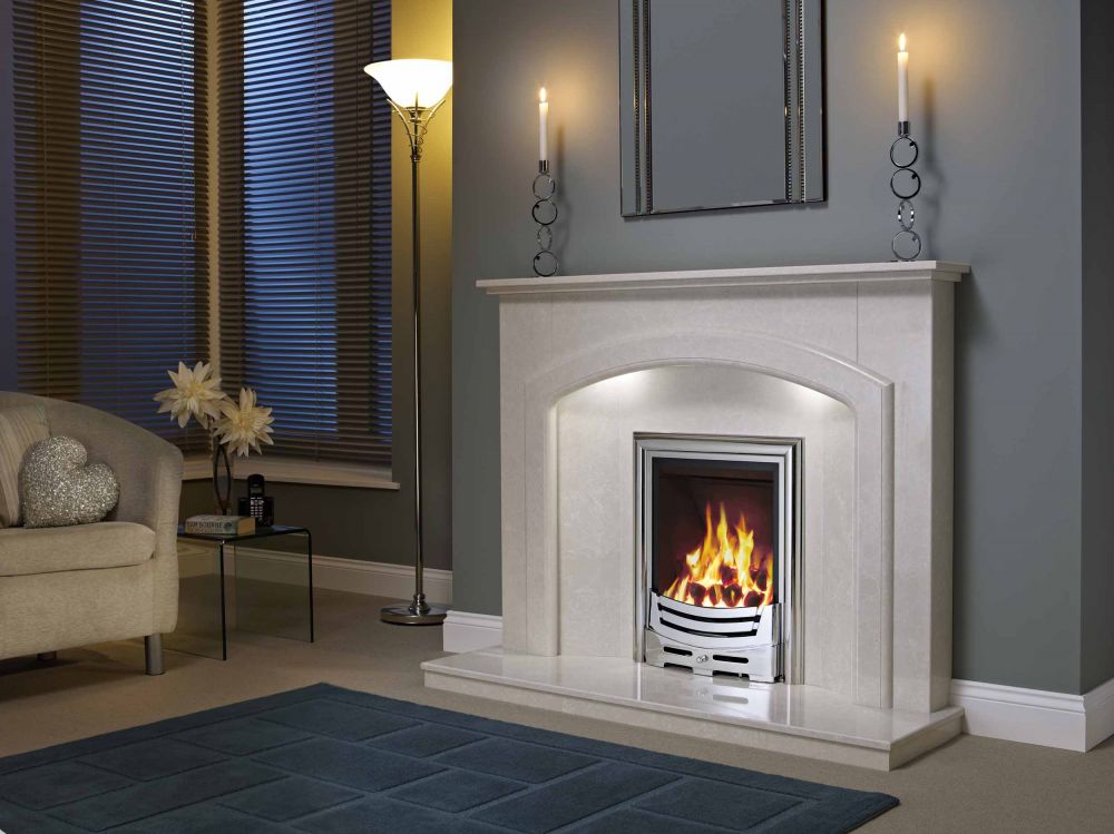 ANDORRA MICRO MARBLE SURROUND WITH LIGHTS