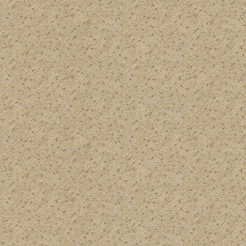 BERKELEY GOLD MOSAIC WALLPAPER 