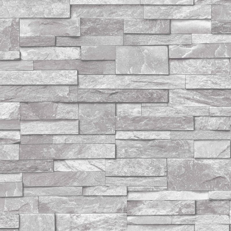  LIGHT GREY STONE WALLPAPER 