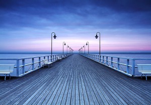 PIER AT THE SEASIDE