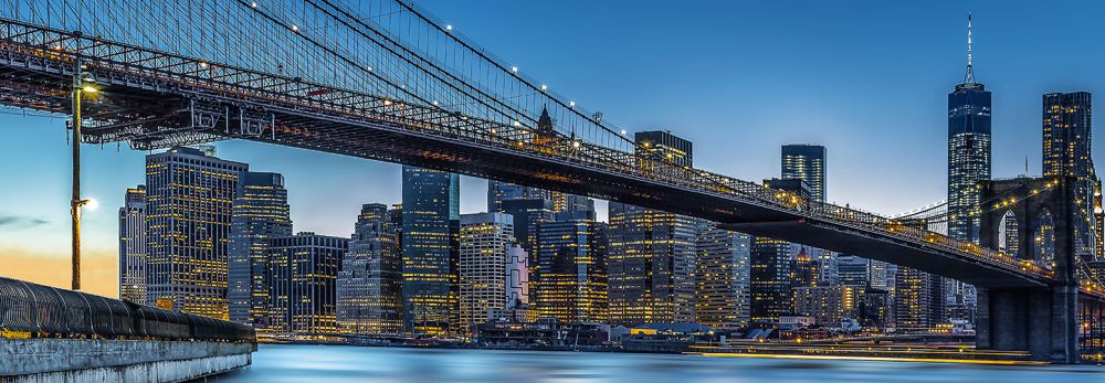 BLUE HOUR OVER NEW YORK