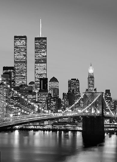 MANHATTAN SKYLINE AT NIGHT