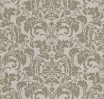 KRETSCHMER DELUXE WALLPAPER DAMASK GLASS BEAD