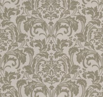 KRETSCHMER DELUXE WALLPAPER DAMASK GLASS BEAD