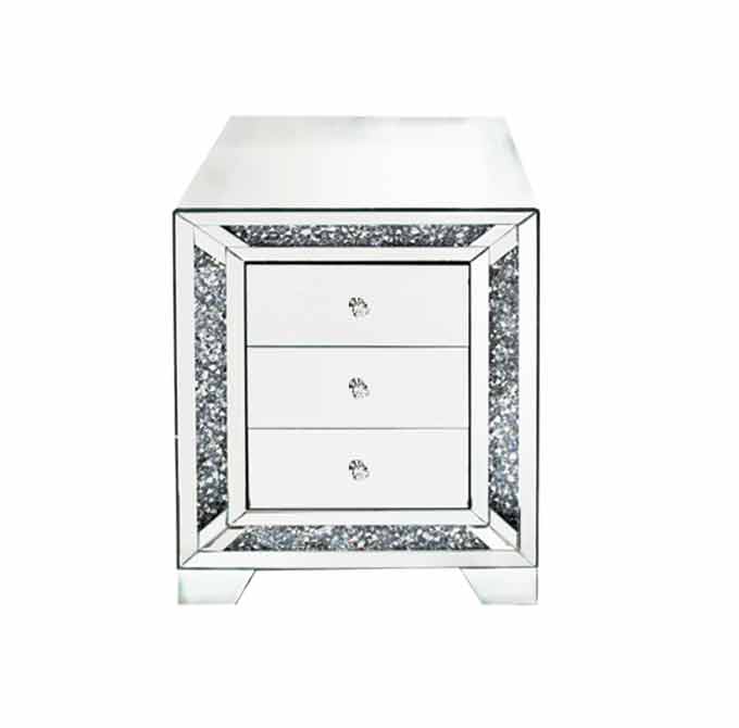 CRUSHED DIAMOND BEDSIDE