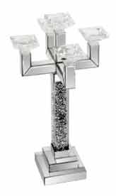 CRUSHED DIAMOND CANDELABRA