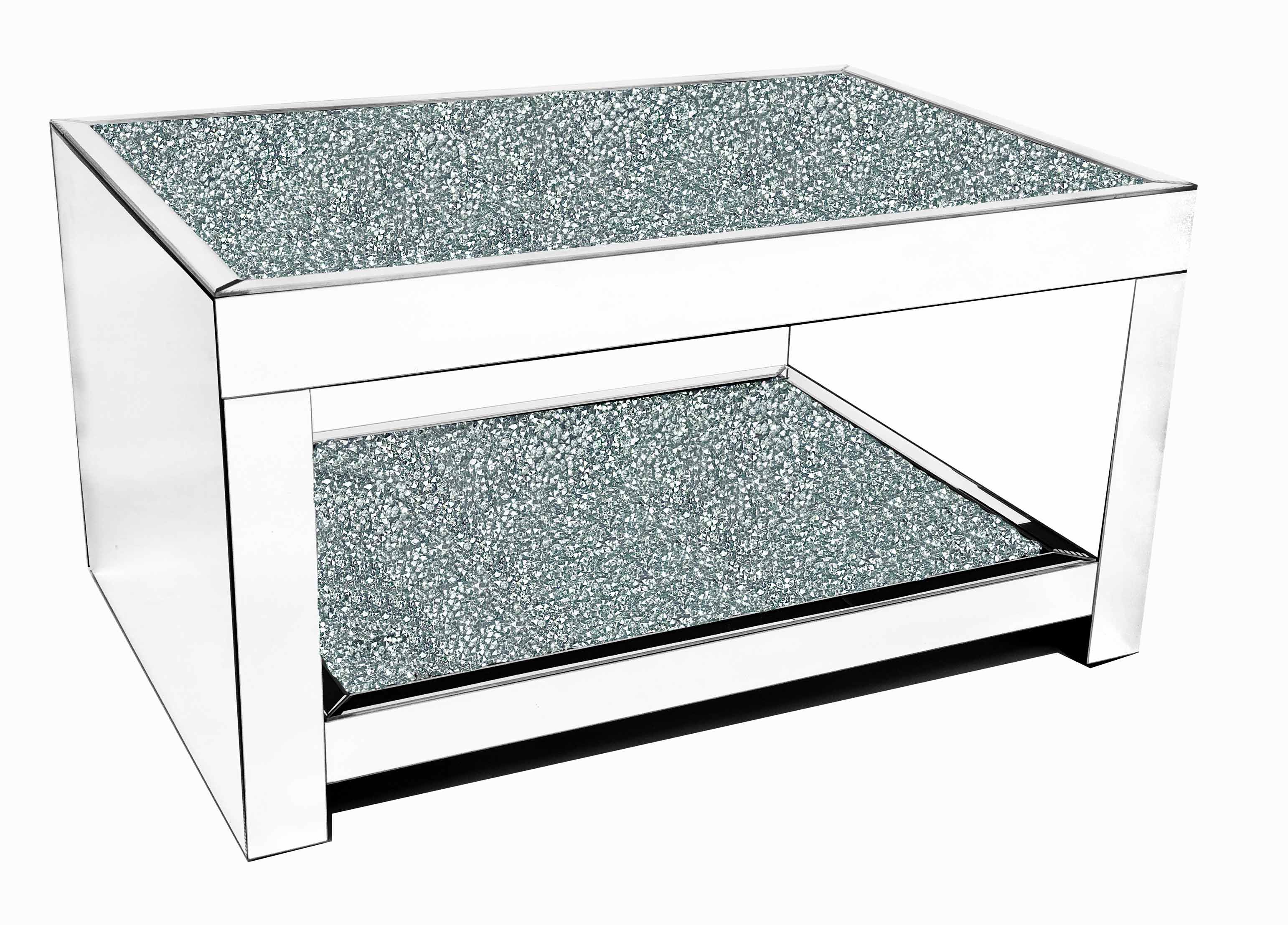 CRUSHED DIAMOND COFFEE TABLE