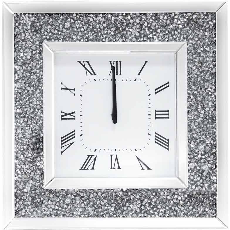 CRUSHED DIAMOND WALL CLOCK