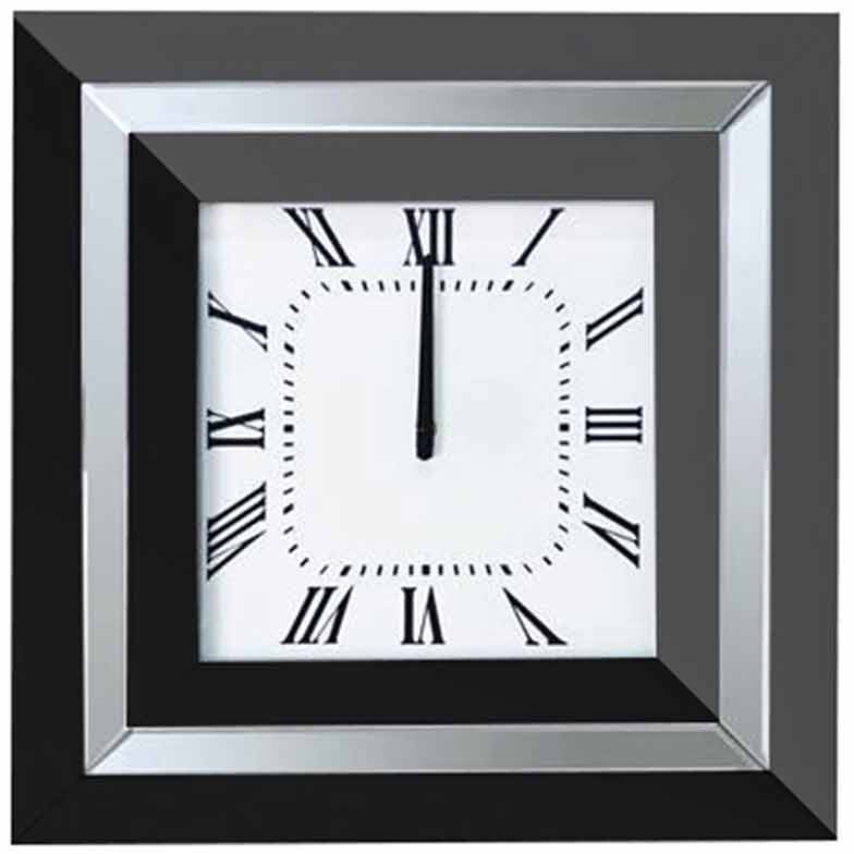 LONDON BLACK WALL CLOCK