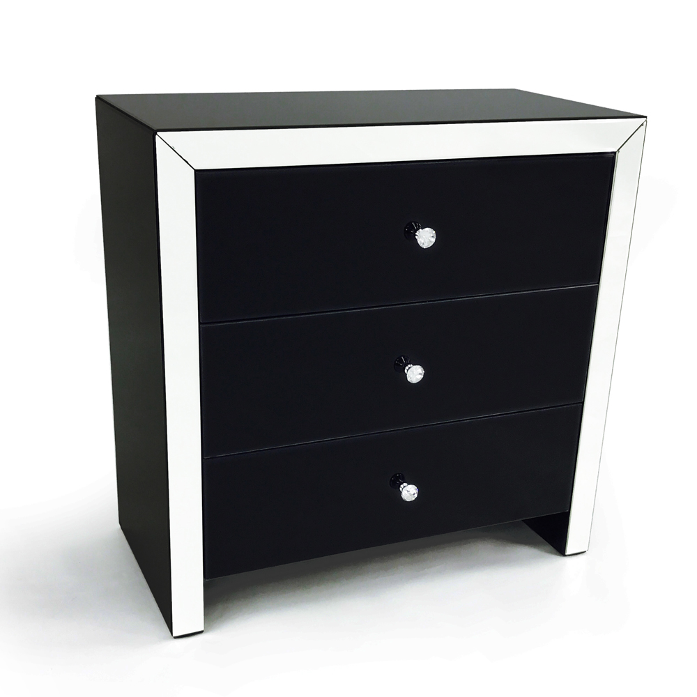 LONDON BLACK CHEST OF DRAWERS