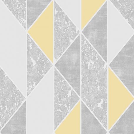 SUPERFRESCO MILAN GEO YELLOW WALLPAPER