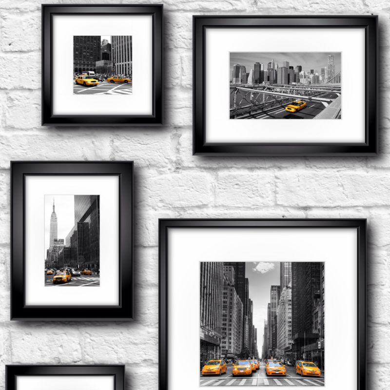 MANHATTAN IN FRAME YELLOW WHITE&BLACK