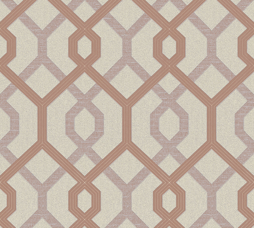 AS JEWEL 2 GLITTER TRELLIS ROSE GOLD 36874-2