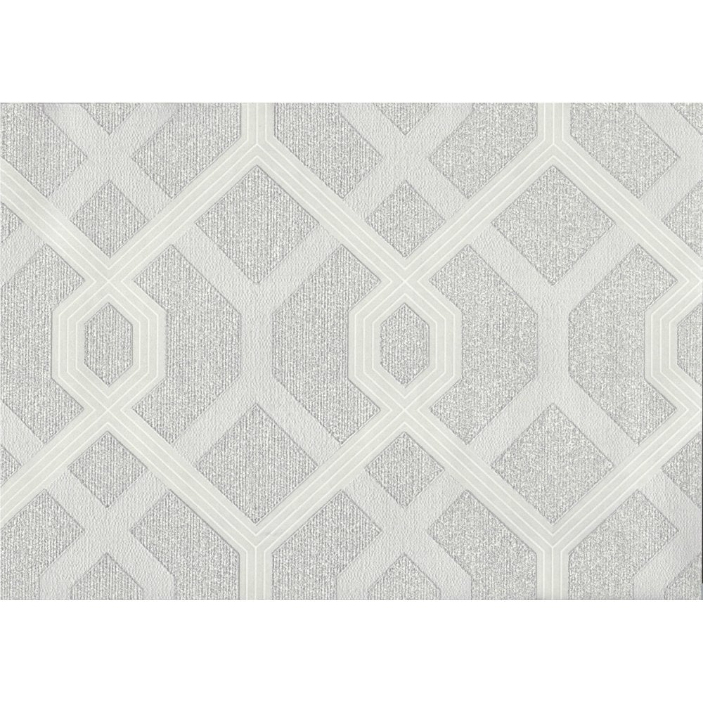 AS JEWEL 2 GLITTER TRELLIS SILVER 36874-3
