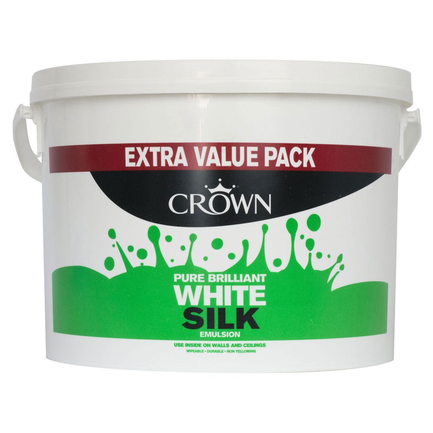 CROWN 10L SILK BRILLIANT WHITE