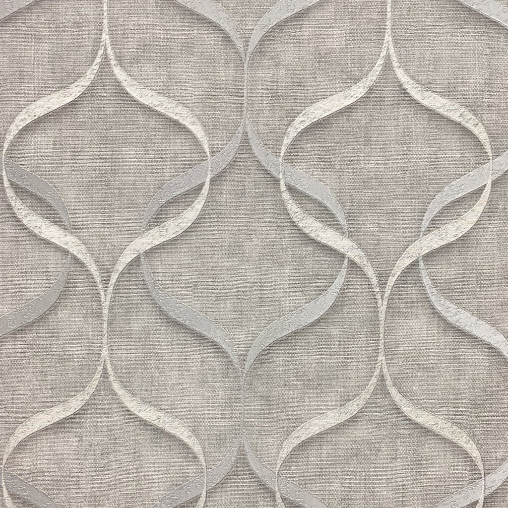 FINE DECOR MILANO 9 WAVE GREY WALLPAPER