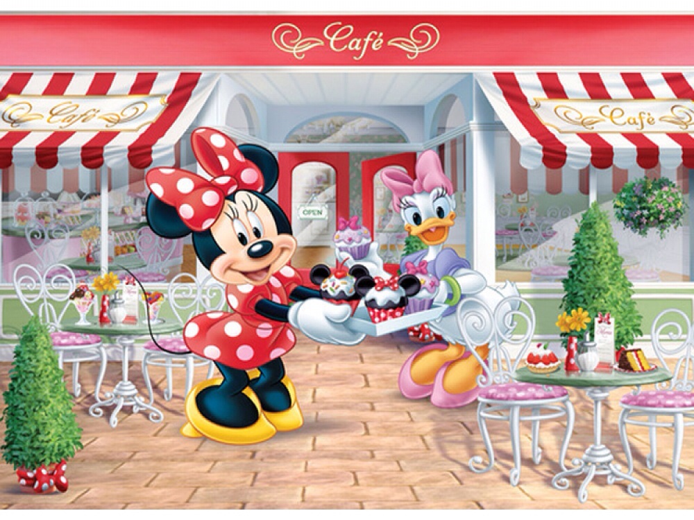 MINNIE MOUSE WALLPAPER MURAL