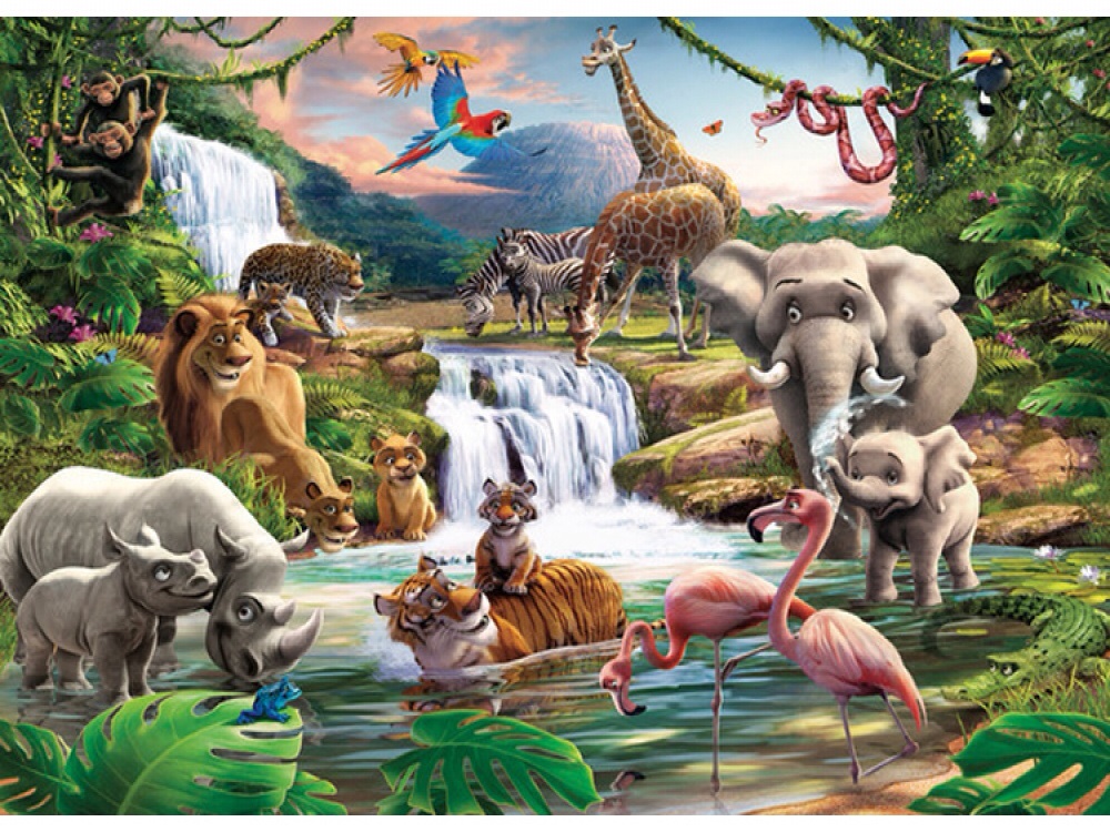 JUNGLE ADVENTURE WALLPAPER MURAL