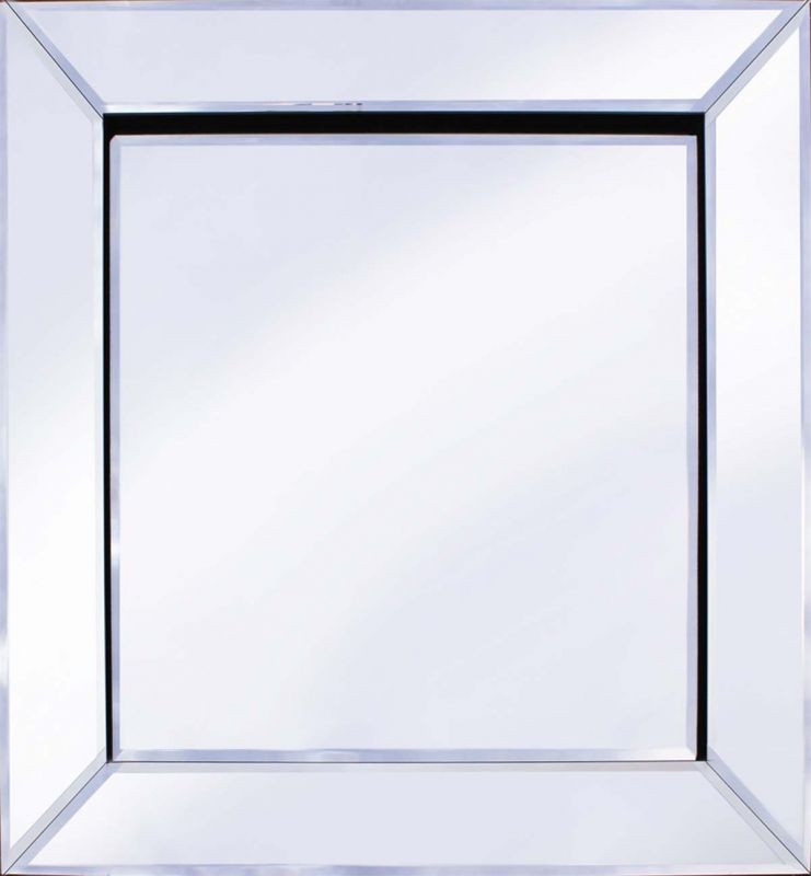 CLASSIC MITRE EDGE MIRROR SILVER 60X60