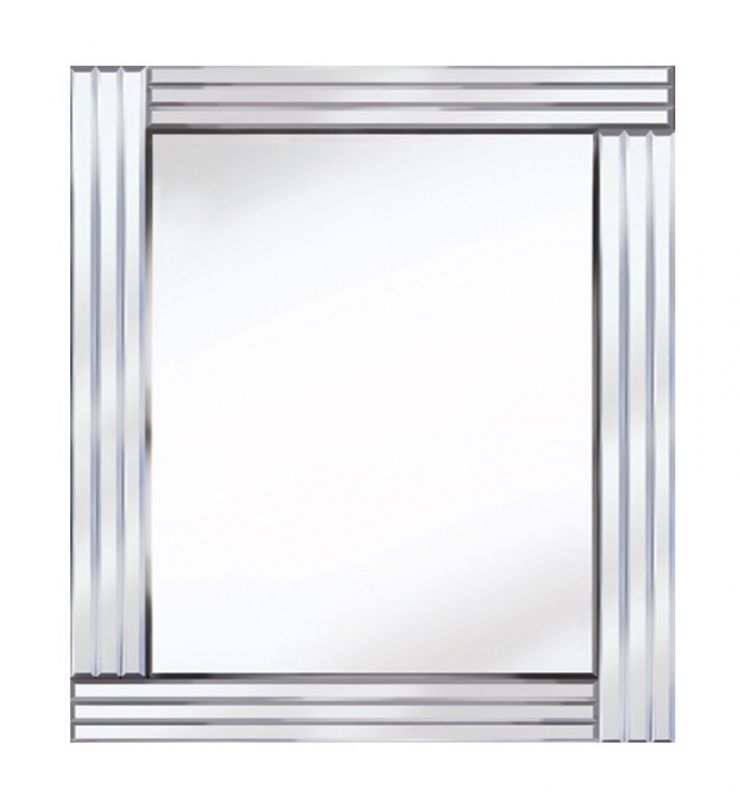 CLASSIC TRIPLE BAR MIRROR SILVER 60X80