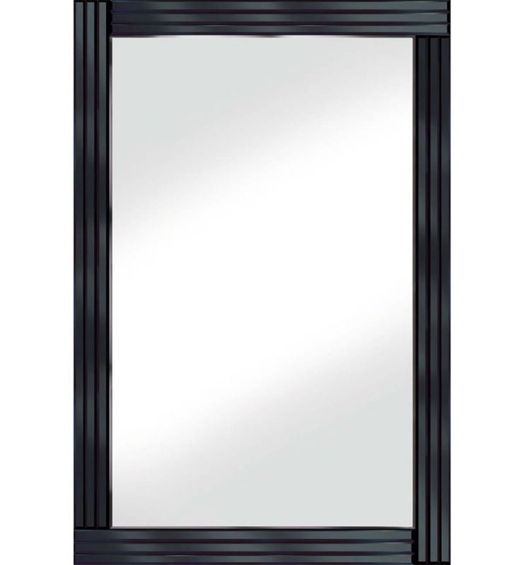 CLASSIC TRIPLE BAR MIRROR BLACK 120X80