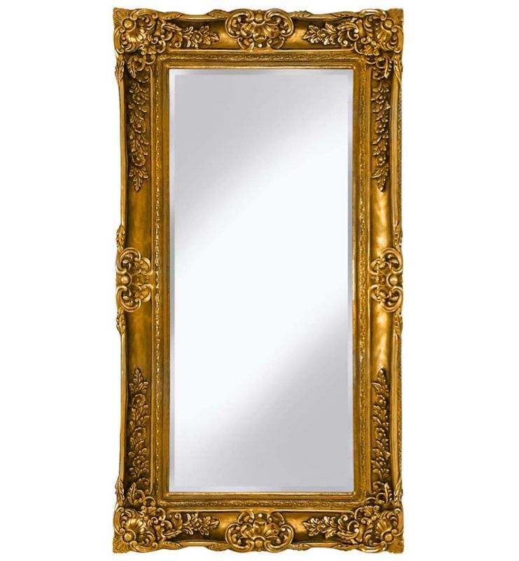 PMR SCROLL MIRROR GOLD 89X169CM