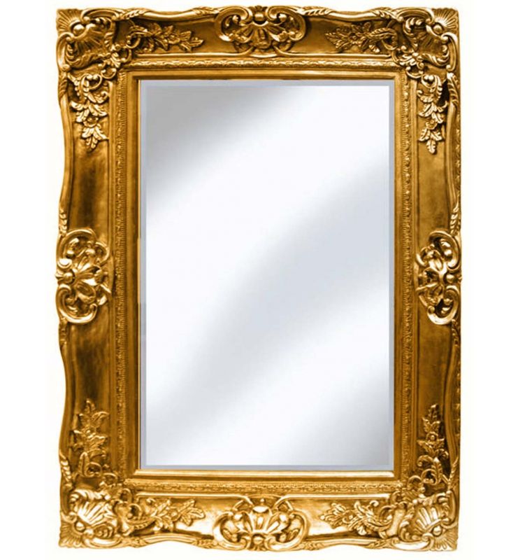  PMR SCROLL MIRROR GOLD 89X119