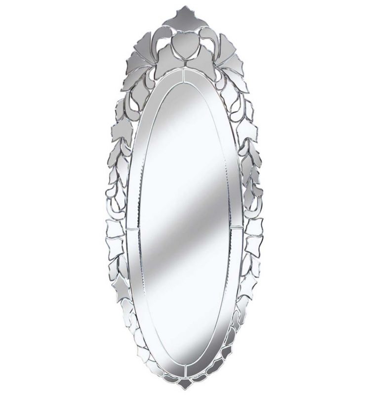 DECORATIVE MOET MIRROR SILVER 49X120