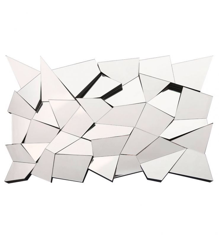 ZIG ZAG ABSTRACT WALL MIRROR