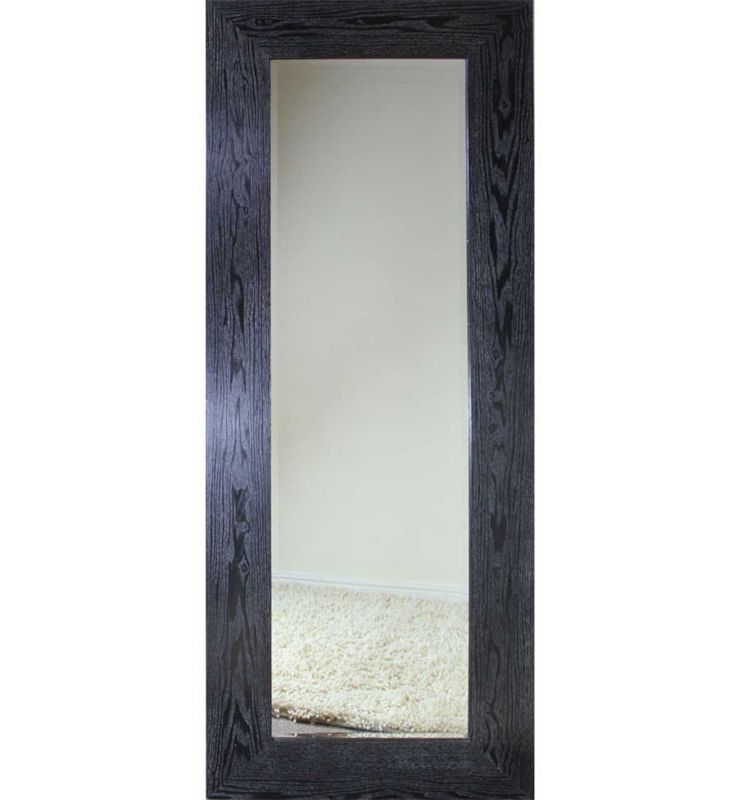 WOOD CHUNKY DARK MIRROR BLACK 70X180