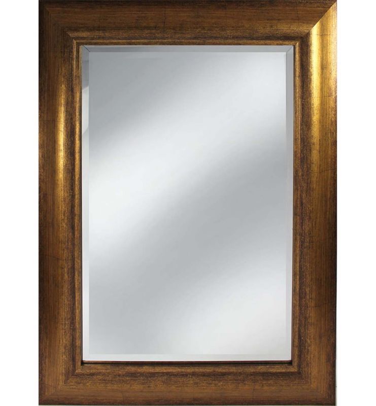 CONTEMPORARY CHIC MIRROR ANTIQUE GOLD 120X80