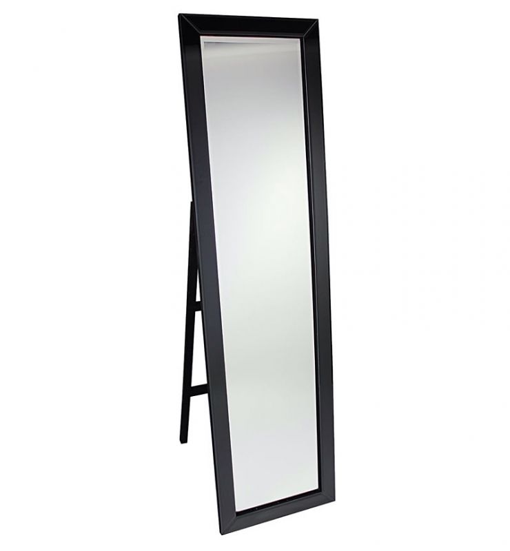 CHEVAL MITRED EDGE MIRROR BLACK 40X150