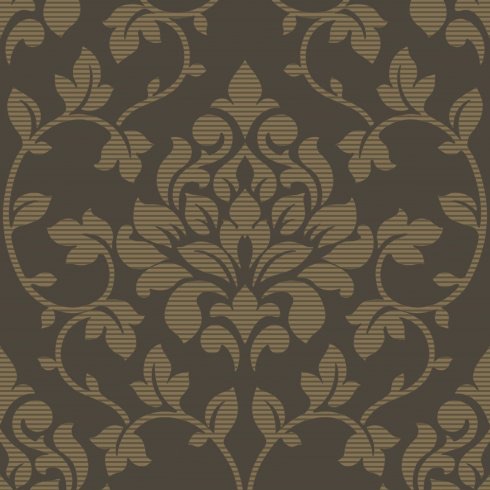  ELITE FLORAL DAMASK CHOC